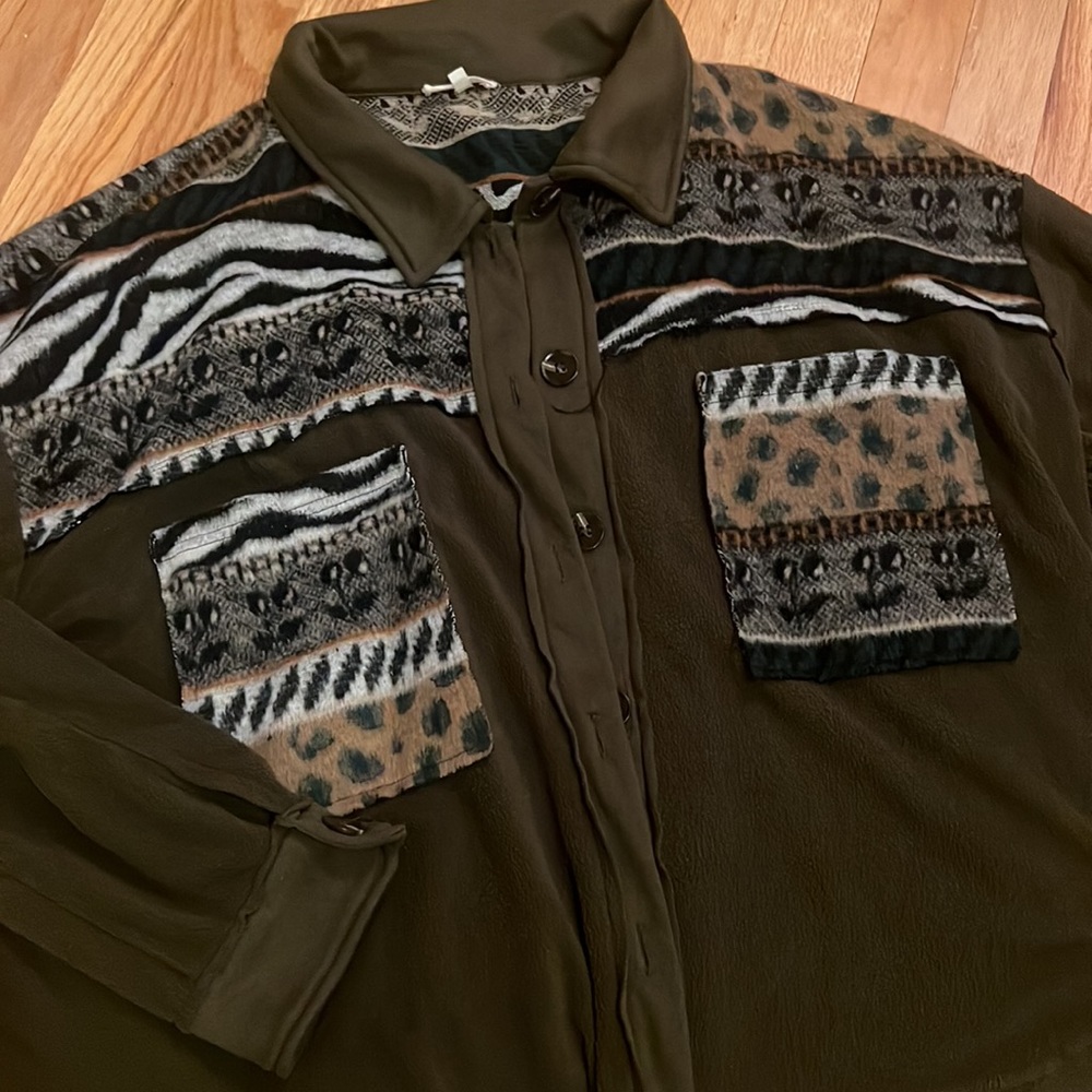 Fleece Button Up